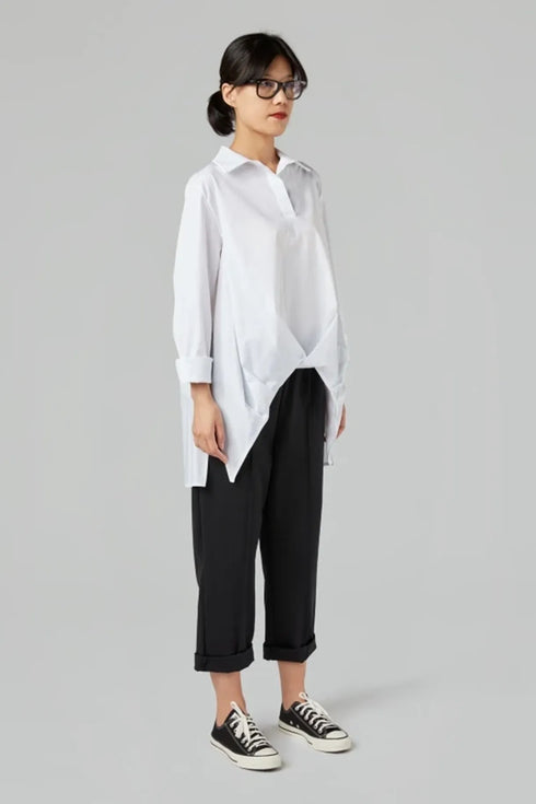 Camicia con trama frontale Giulia